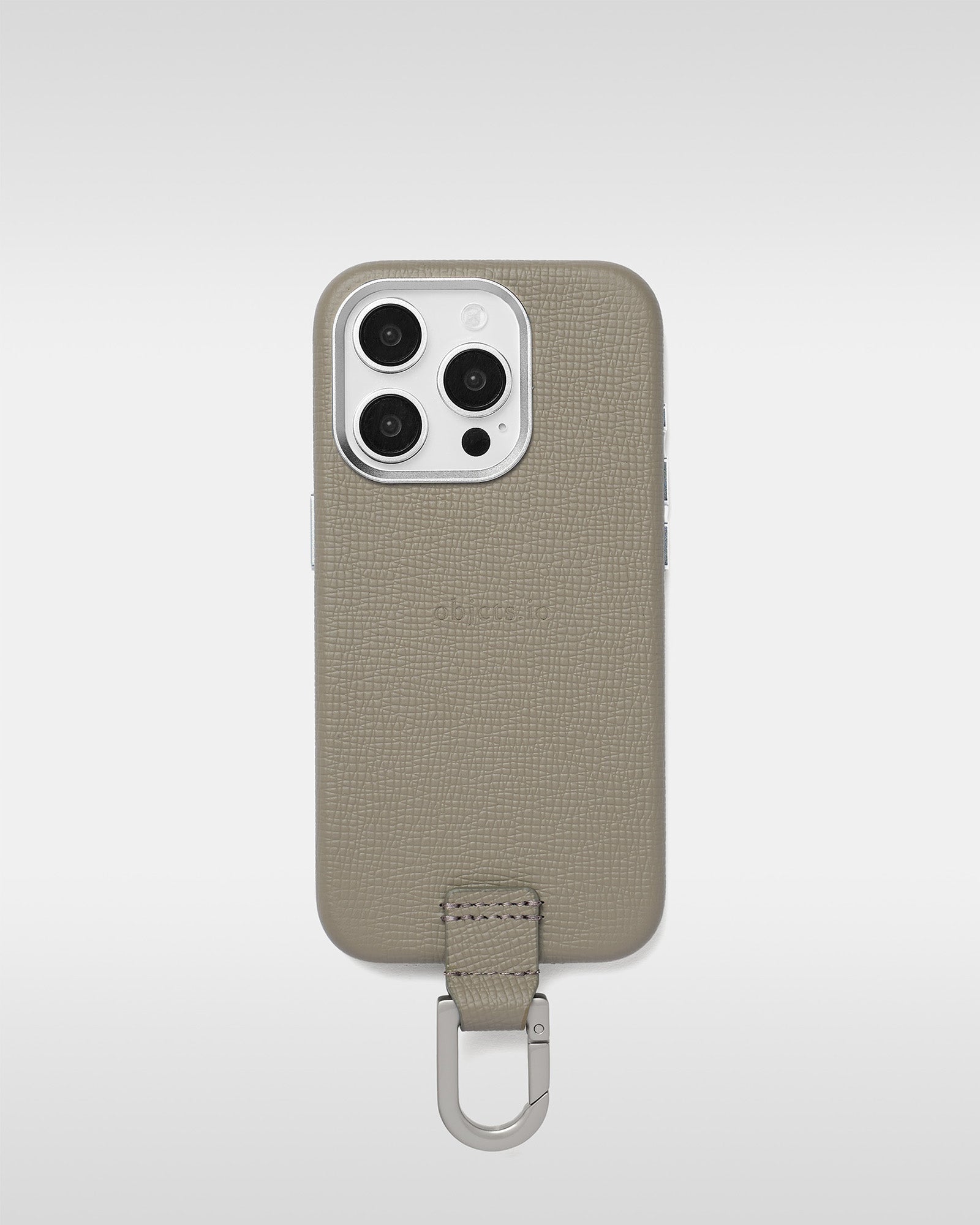 レザー製 iPhoneケース セット / ストラップ付スマホケース / スマホ