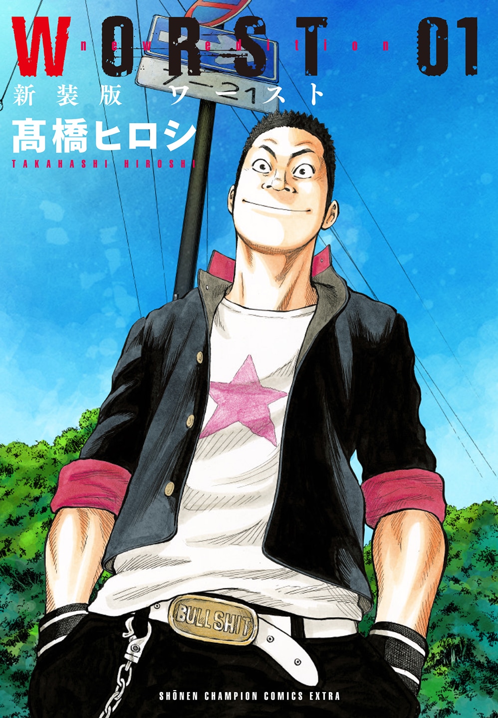 高橋ヒロシ「WORST」新装版が全19巻で刊行開始、グリコや鉄生の