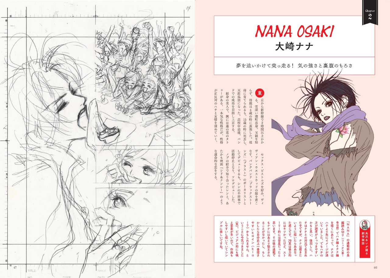 矢沢あい『NANA』の世界」より「大崎ナナ紹介ページ」 [画像ギャラリー