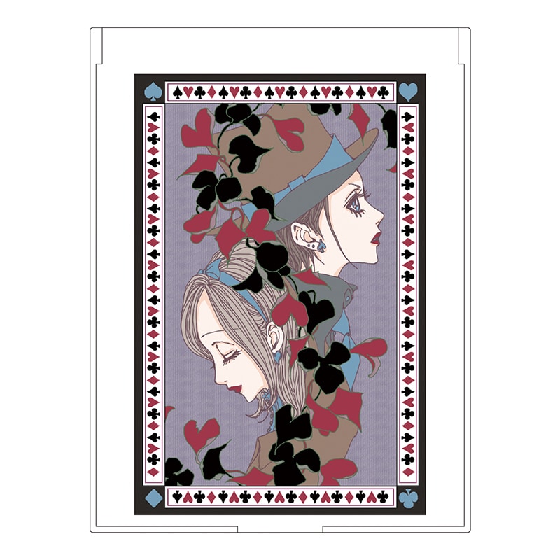 矢沢あいが展覧会のために描き下ろしたキービジュアル。「NANA」の大崎