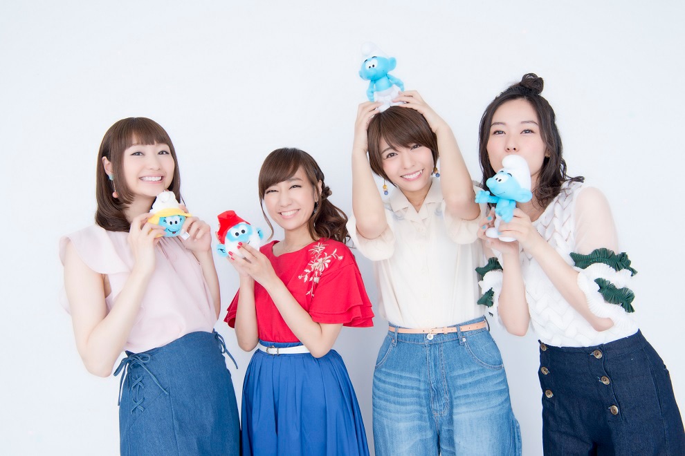 寿美菜子、高垣彩陽、戸松遥、豊崎愛生が集結！「スマーフ」特別映像