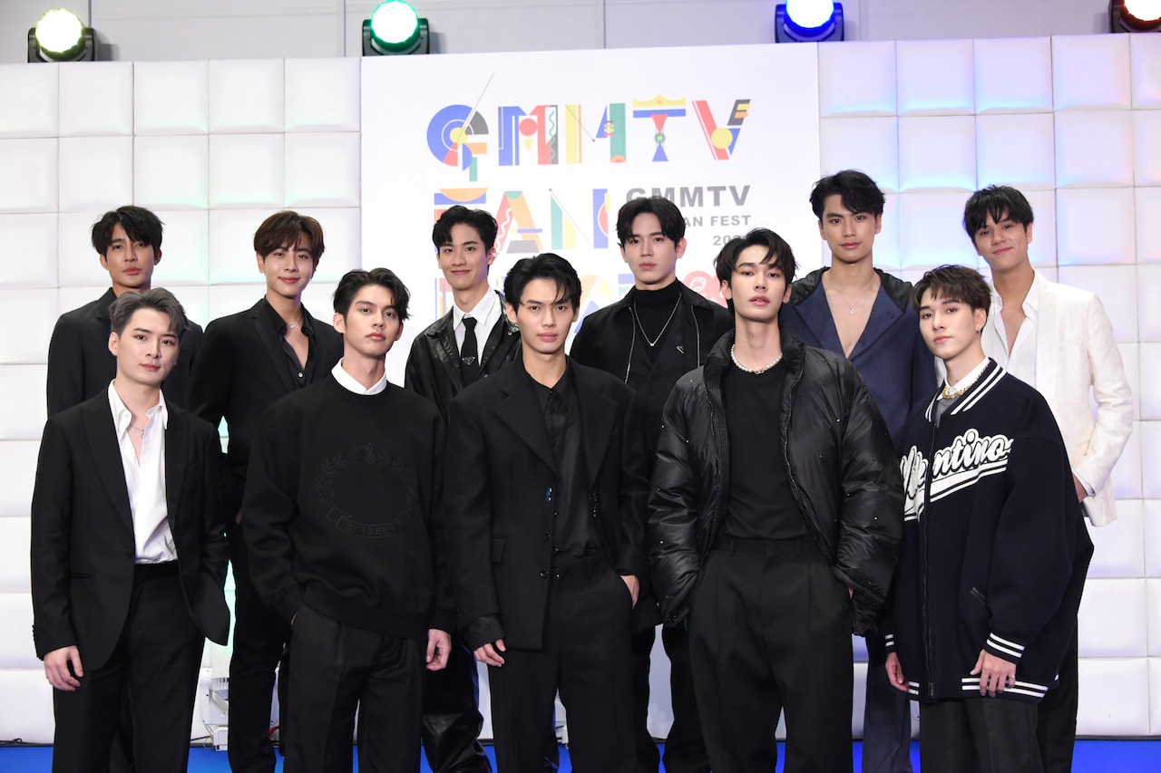 GMMTV FAN FEST 2022 Live in Japan」来日記者会見の様子。 [画像