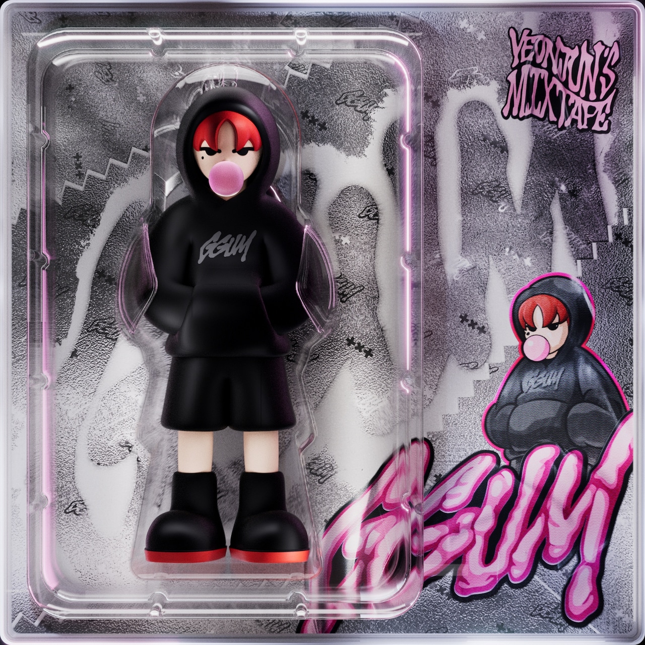 TXT ヨンジュン GGUM DEINET ビッグエコバッグ トレカ DEINET YEONJUN