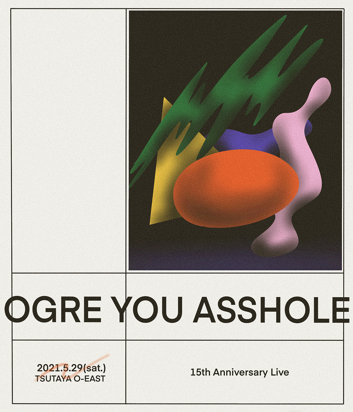 OGRE YOU ASSHOLE 15th Anniversary Live (※開場/開演時間変更