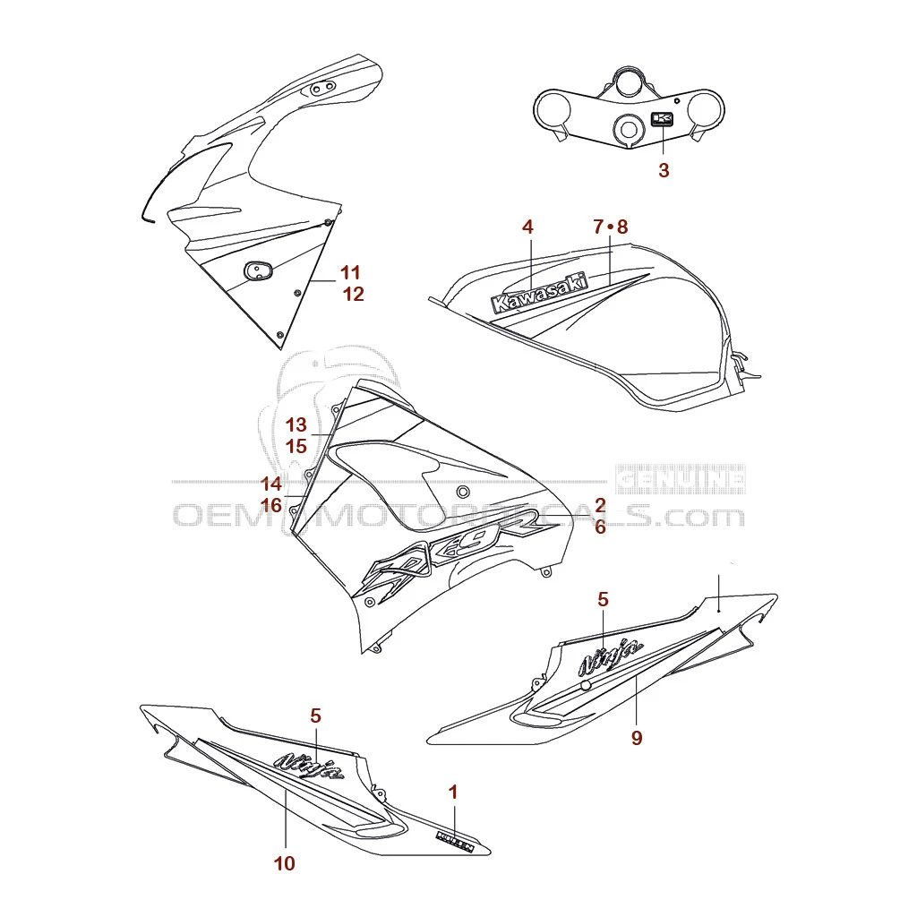 絵 イラスト カワサキNinja ZX-9R（緑） : MotorParade - 通販 - Yahoo