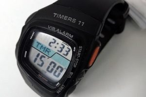 カシオ サッカー審判用時計 電池交換手順（CASIO PHYS TIMERS11 RFT