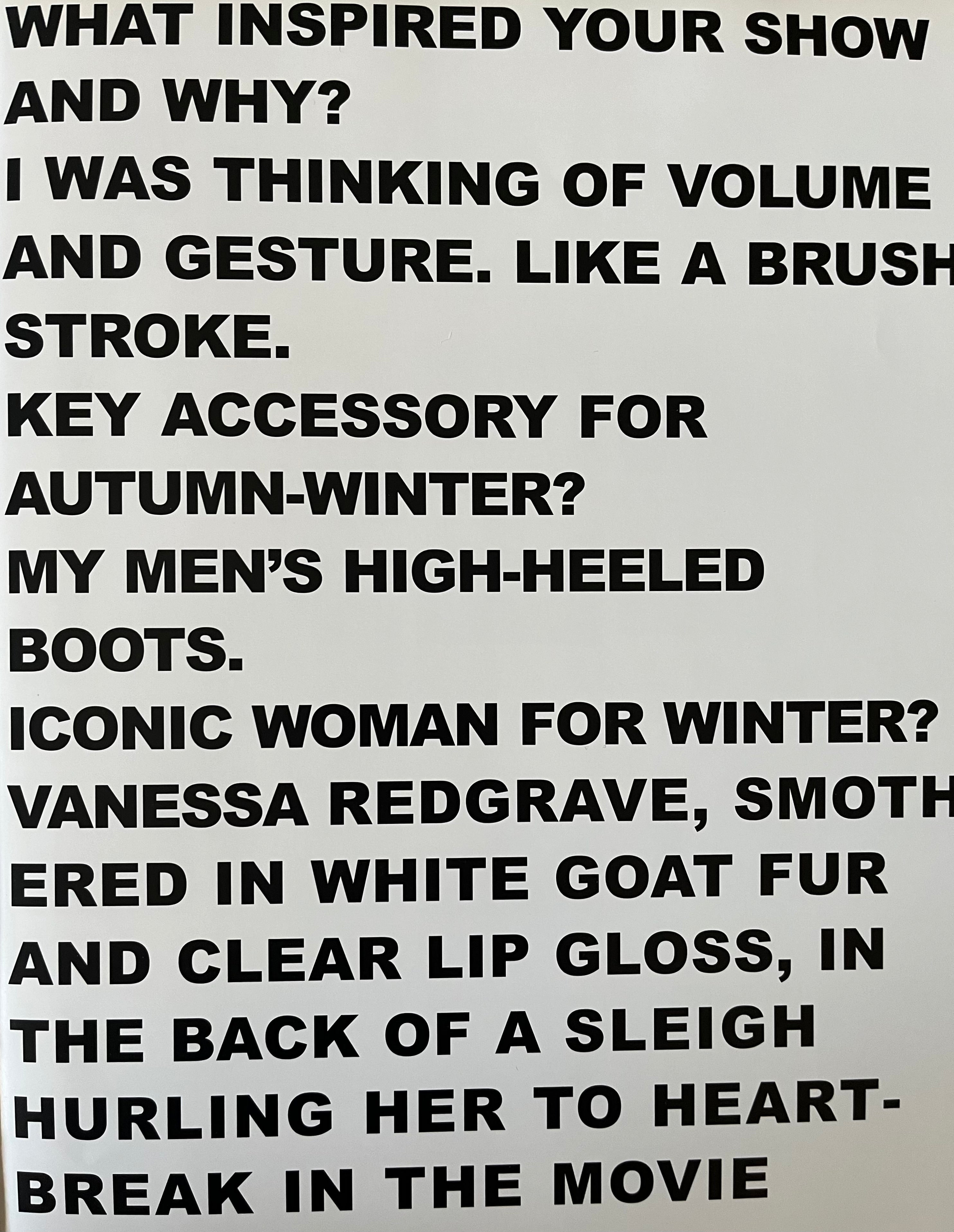 L'ai-Je Bien Descendu? - Rick Owens – Offbrand Library