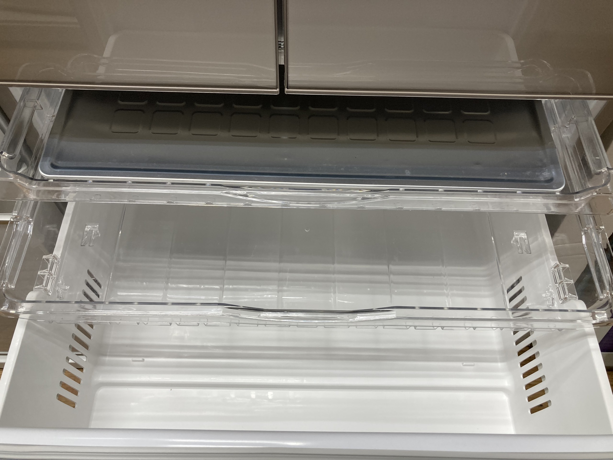 中古 日立 2日立 2018年製 6ドア冷蔵庫 R-XG4300H(XN) 430L018年製 6