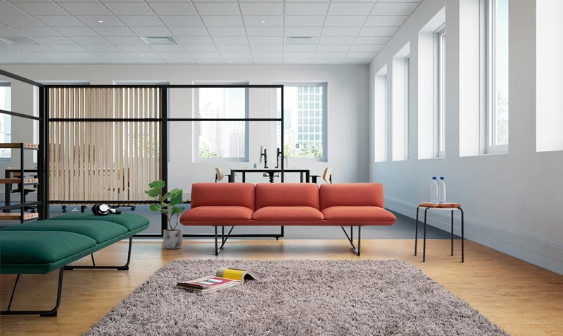 ワークサポートソファ LORK（ローク） - オフィス分野｜内田洋行