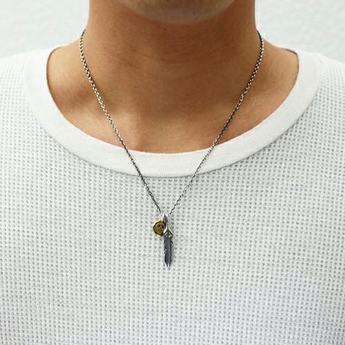 J-PP016SM)PEACEPROJECT/ピースプロジェクトフェザーネックレスS