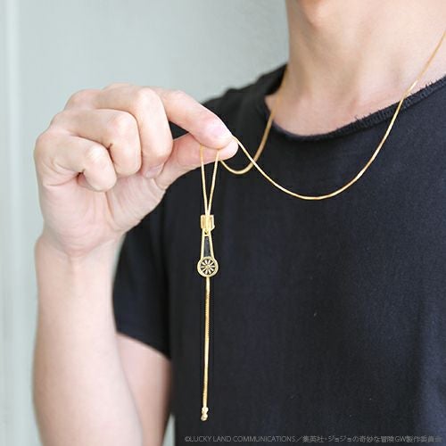 JJO018)ジョジョの奇妙な冒険 黄金の風ジッパーネックレス