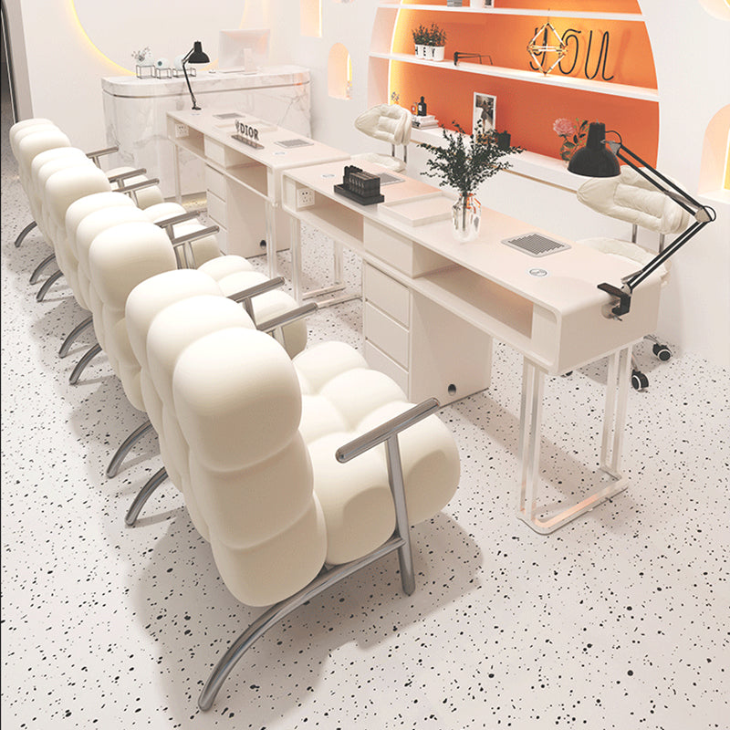 OFFINEO公式 | ネイルテーブル エレガンス ホワイト モダン