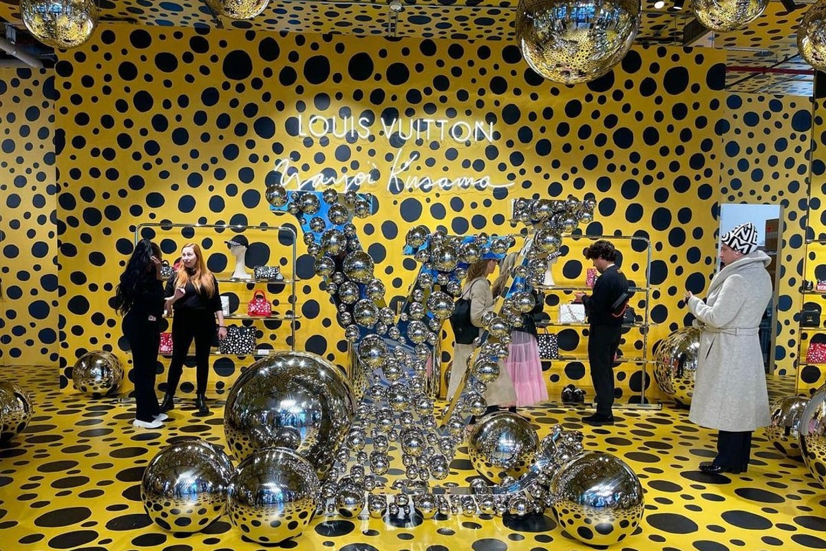 There's A Free Yayoi Kusama X Louis Vuitton Pop-Up In NYC