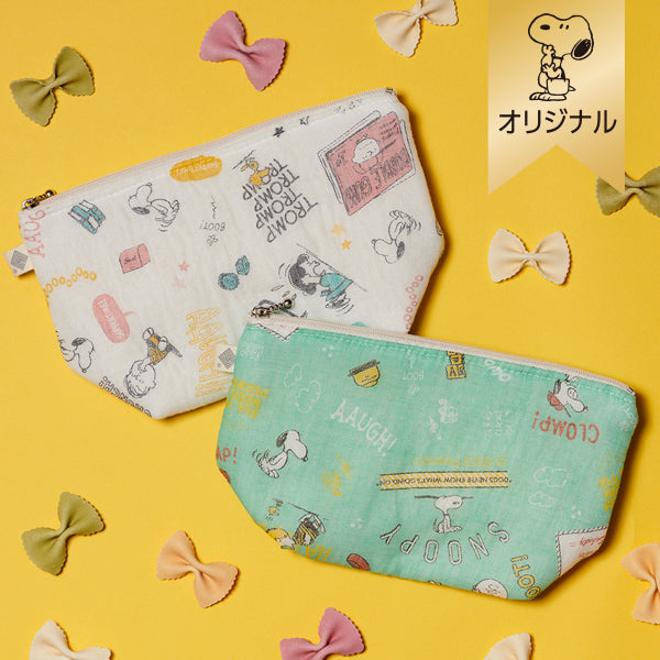 おかいものSNOOPYオリジナル】白雪友禅ポーチ/Sound