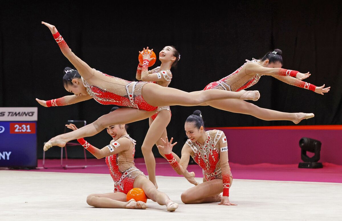 日本 団体総合4位 新体操 世界選手権第3日 | 沖縄タイムス＋プラス