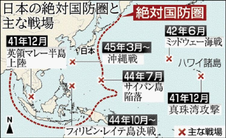 歴史を詳しく）1944年サイパン陥落→米軍の沖縄上陸、不可避→第32軍を