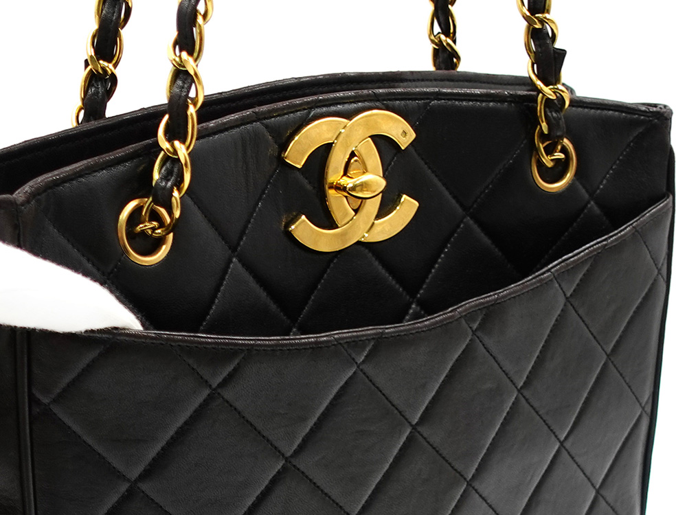 シャネル マトラッセ ココマーク ターンロック チェーンショルダー