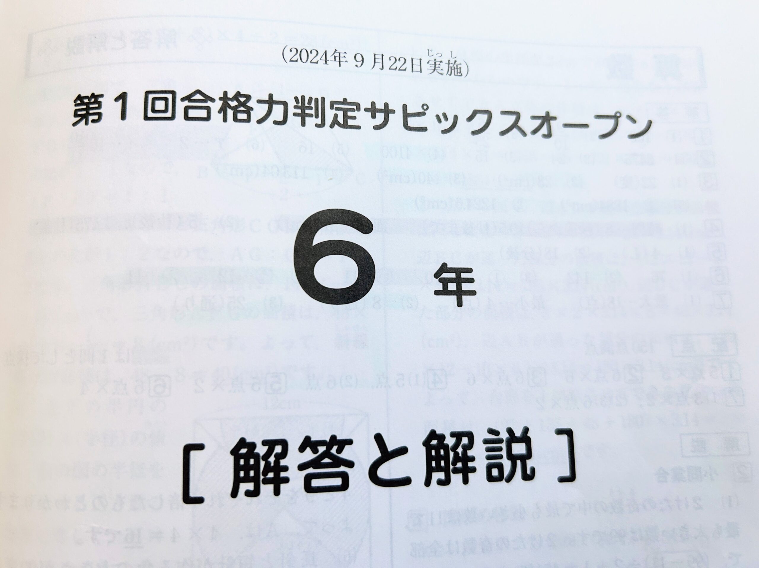 SAPIX】第1回合判SO、母の失敗と自己採点 - 奥様は女医