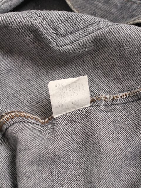 2.【USED】80s Levi's 501-0658 BLACK DENIM PANTS 