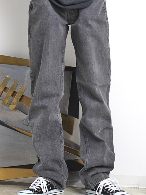 2.【USED】80s Levi's 501-0658 BLACK DENIM PANTS 