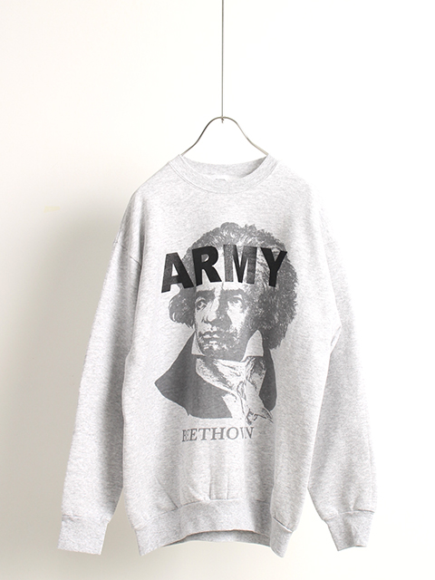 US ARMY 'BEETHOVEN' PRINTED SWEAT-OIKOS 毎日を楽しく豊かにする洋服