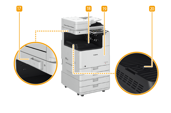 Front Side - Canon - imageRUNNER ADVANCE DX C3835i / C3830i