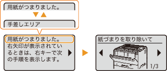 紙がつまったら - Canon - Satera LBP443i / LBP442 / LBP441