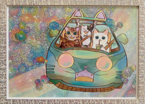 終了】10/4～19開催！ねこイラストレーターあきみの個展『Cats make