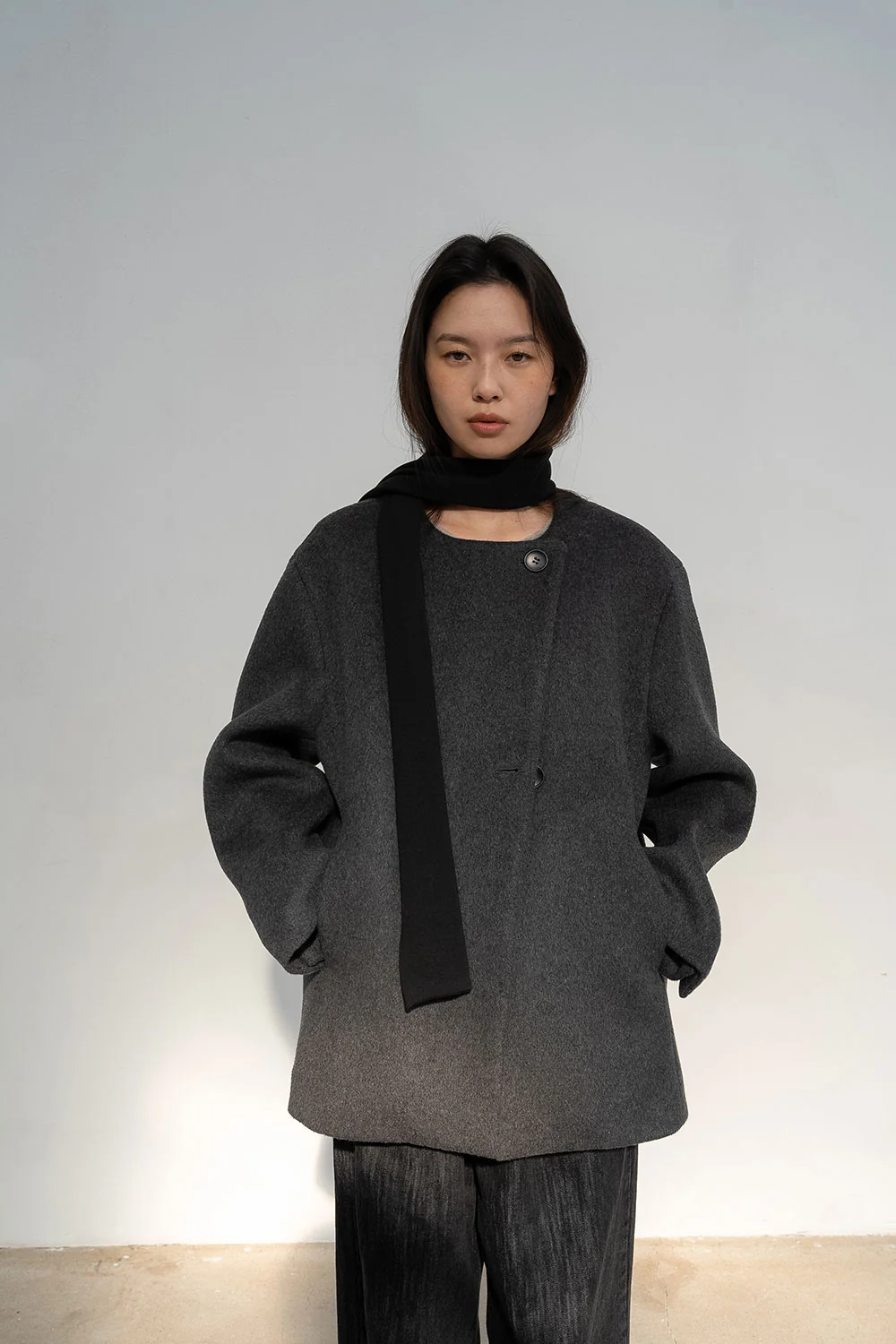 aries wool coat | OHOTORO