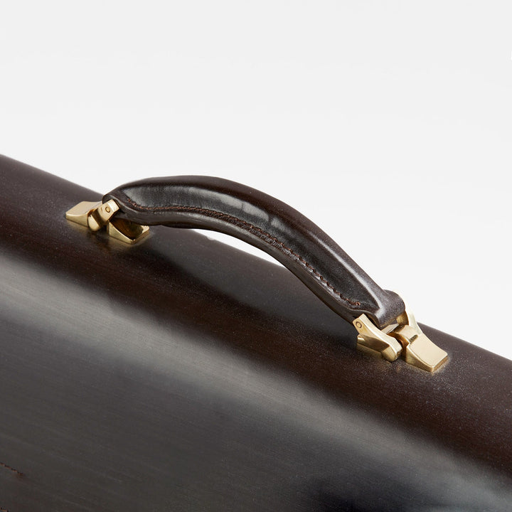 大峽製鞄｜冠式ビジネスバッグ A4／2気室(ネイビー)【0969-2-BRD】