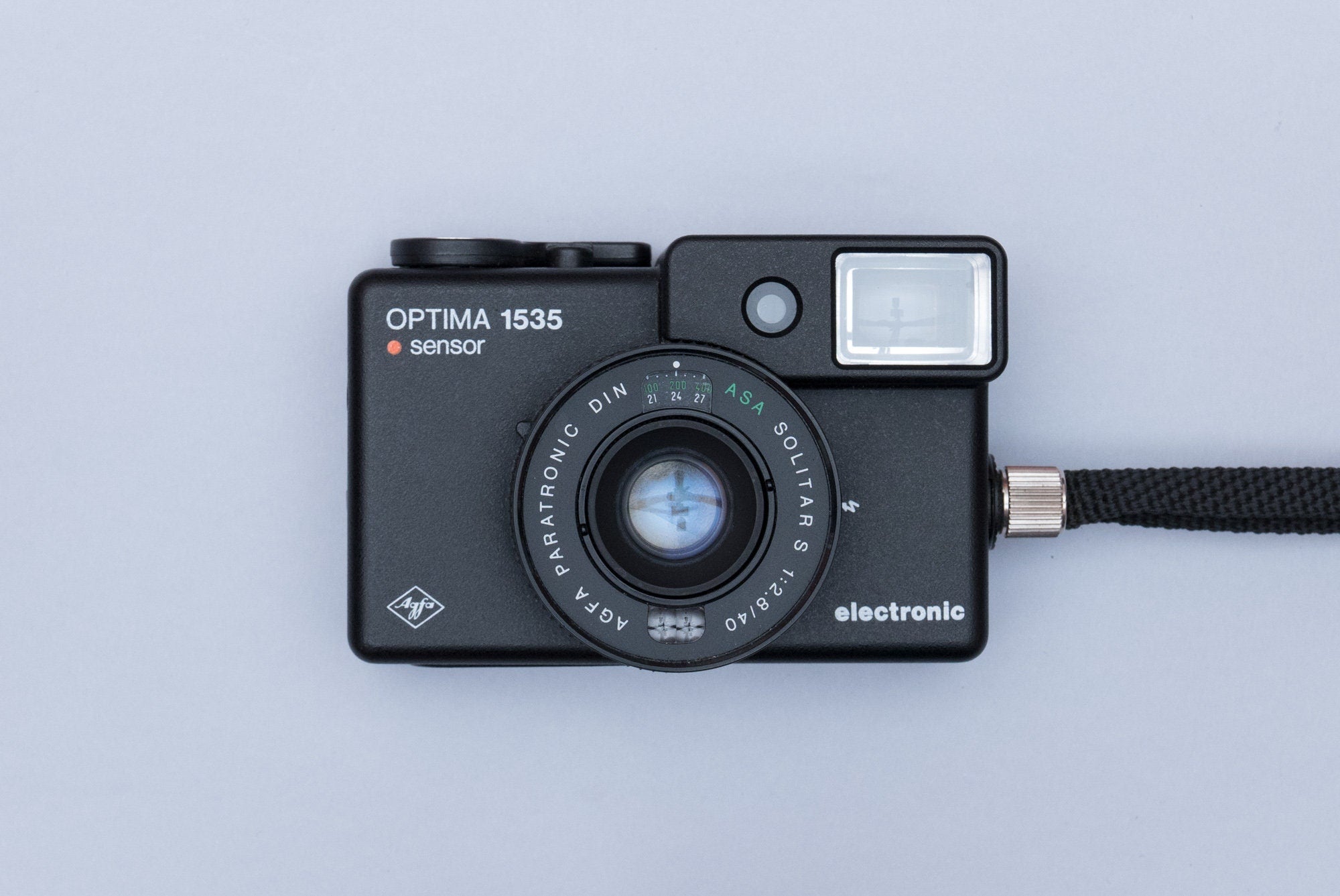 Agfa Optima 1535 Sensor RANGEFINDER f2.8 Solitar Compact 35mm Film