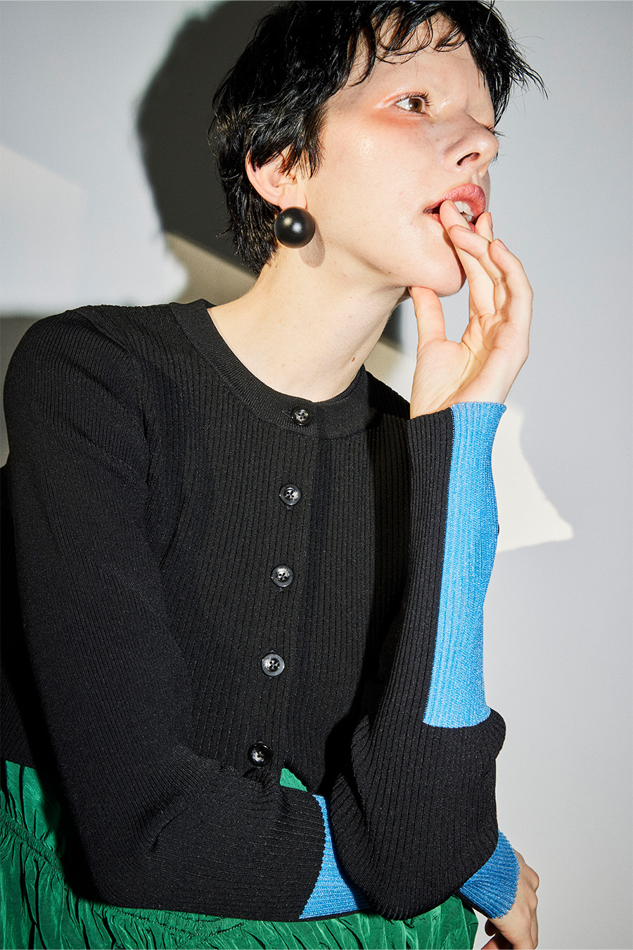 OMMO ONLINE STORE / POINT SHEER KNIT CD