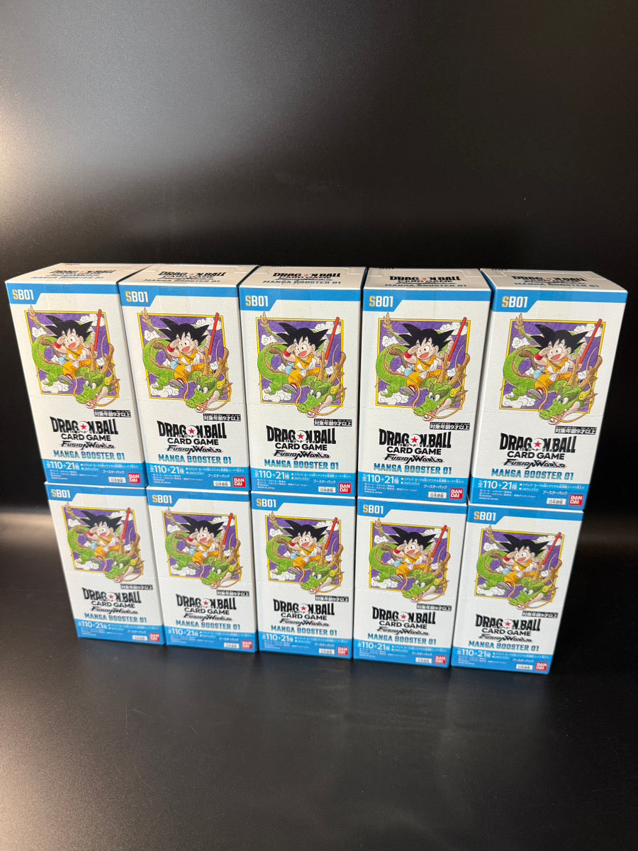 SB-01】MANGA BOOSTER 01 Booster TCG BOX & CASE〔Factory Sealed〕