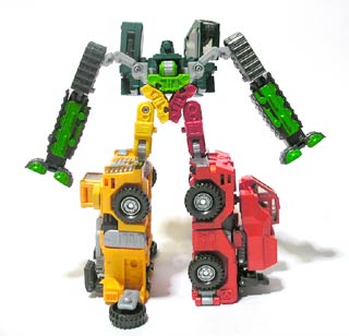 鋼鉄大王ビルドキング タカラ トランスフォーマーカーロボット