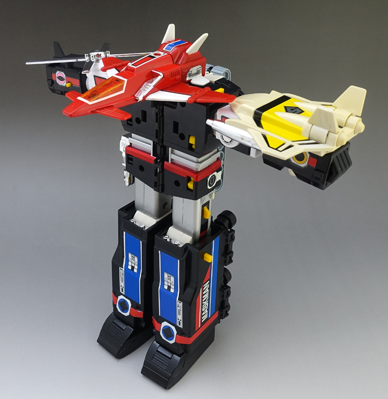 DX超合金 光速合体 グレートファイブ 光戦隊マスクマン バンダイ