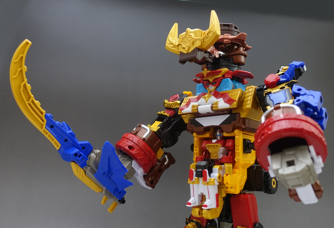 シュリケン合体 DXバイソンキング 手裏剣戦隊ニンニンジャー バンダイ