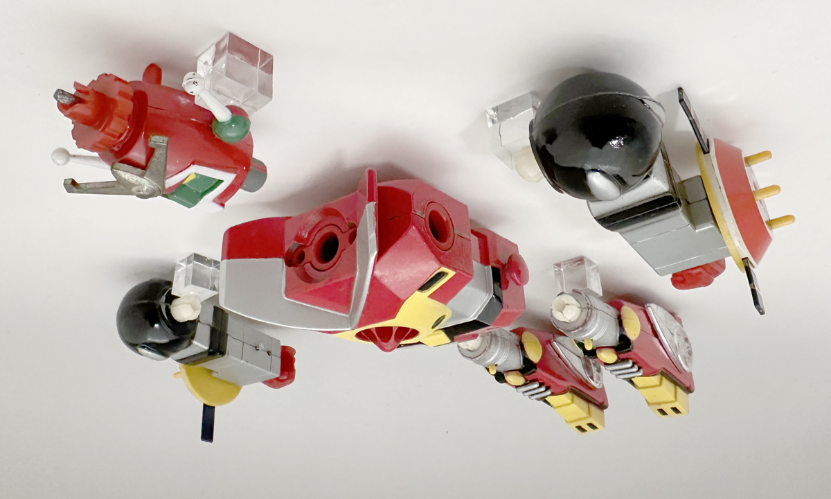 ジンクロン ブルペットZ合金 メカンダーロボ テクニカル合身セット