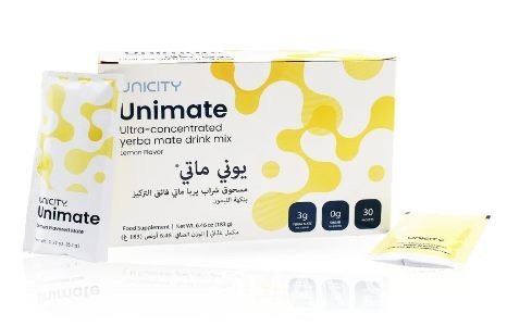UniMate Lemon Flavor Drink (30 Sachets - 183g) - Oman Souq