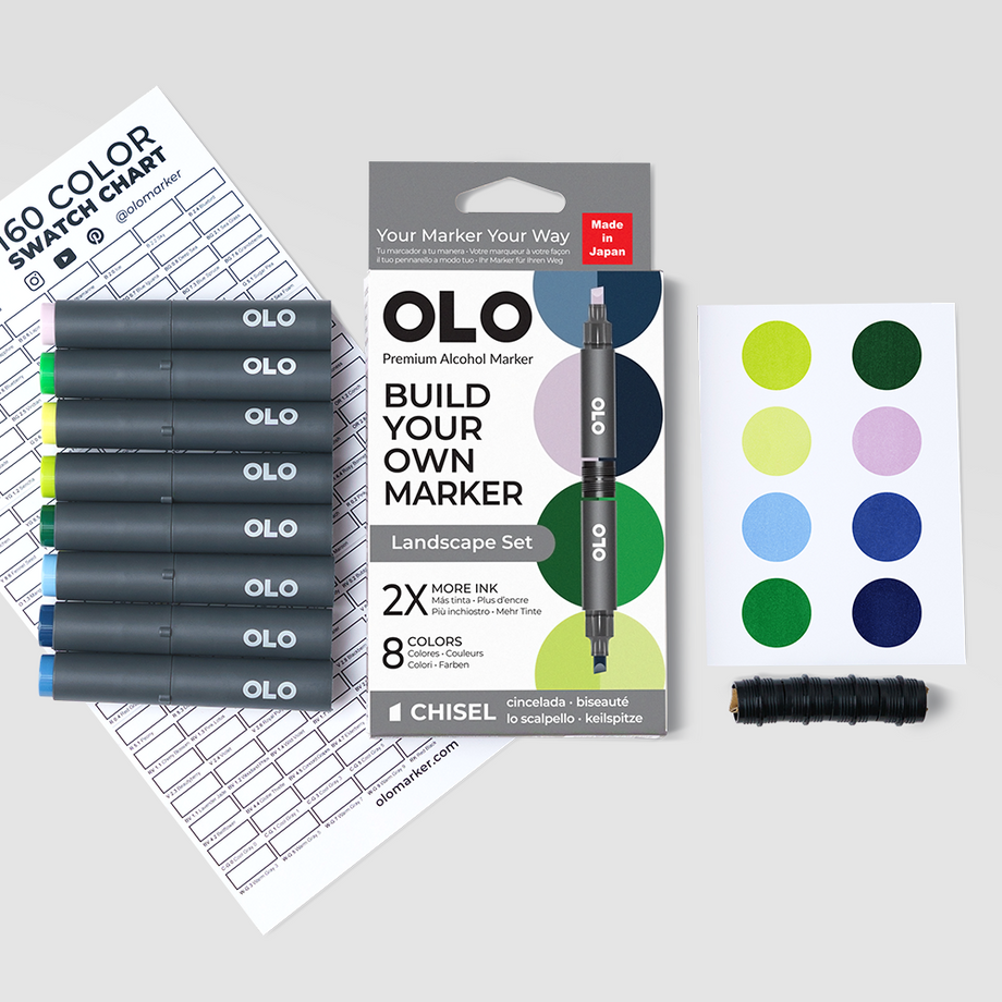 Landscape 8pc Chisel Set – OLO Marker