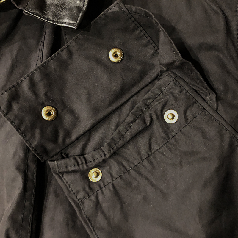 Barbour Beacon Riding Jacket 3Warrant Black C34 Mint バブアー
