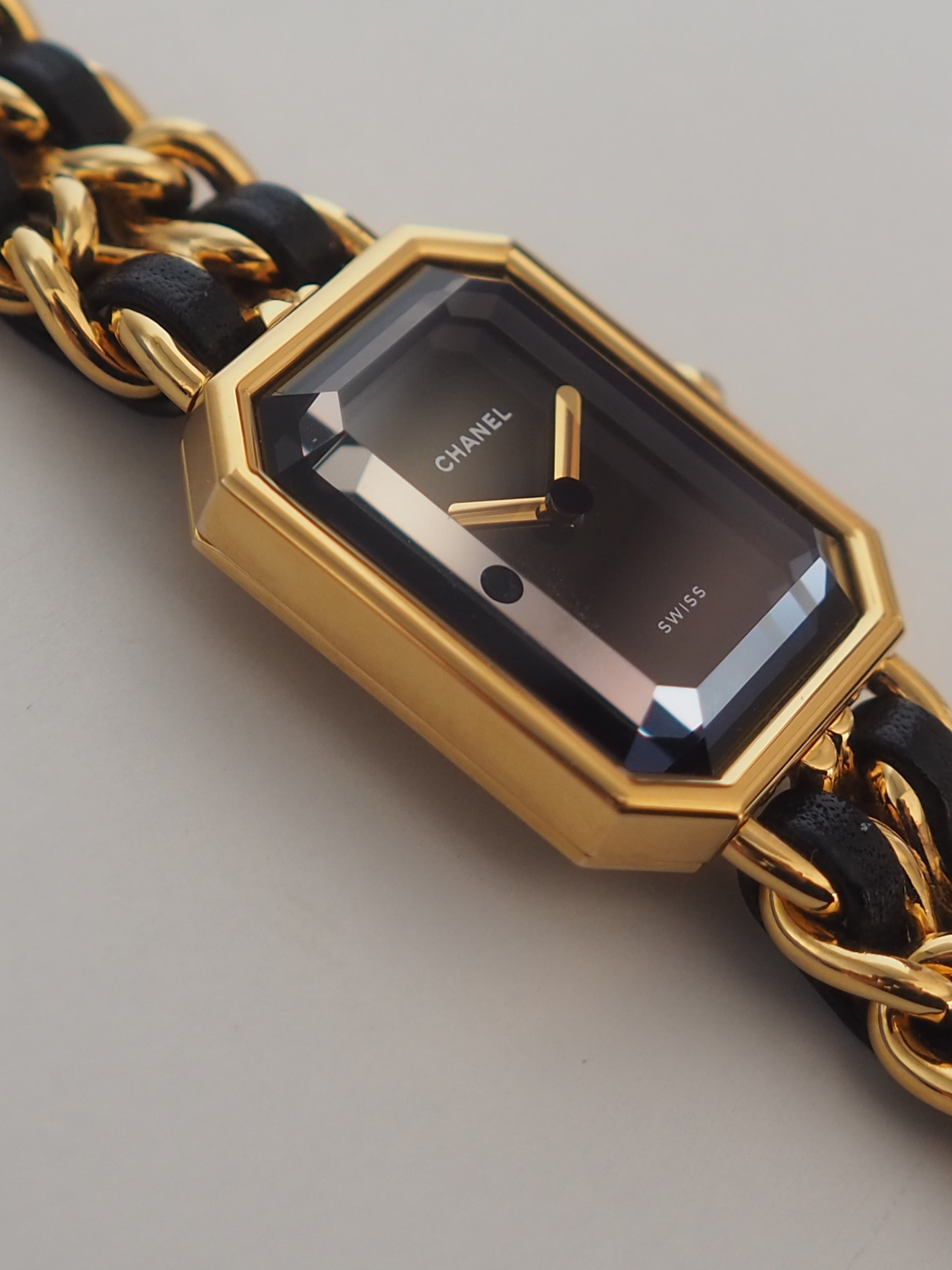 CHANEL シャネル プルミエール チェーン ウォッチ 腕時計 ゴールド