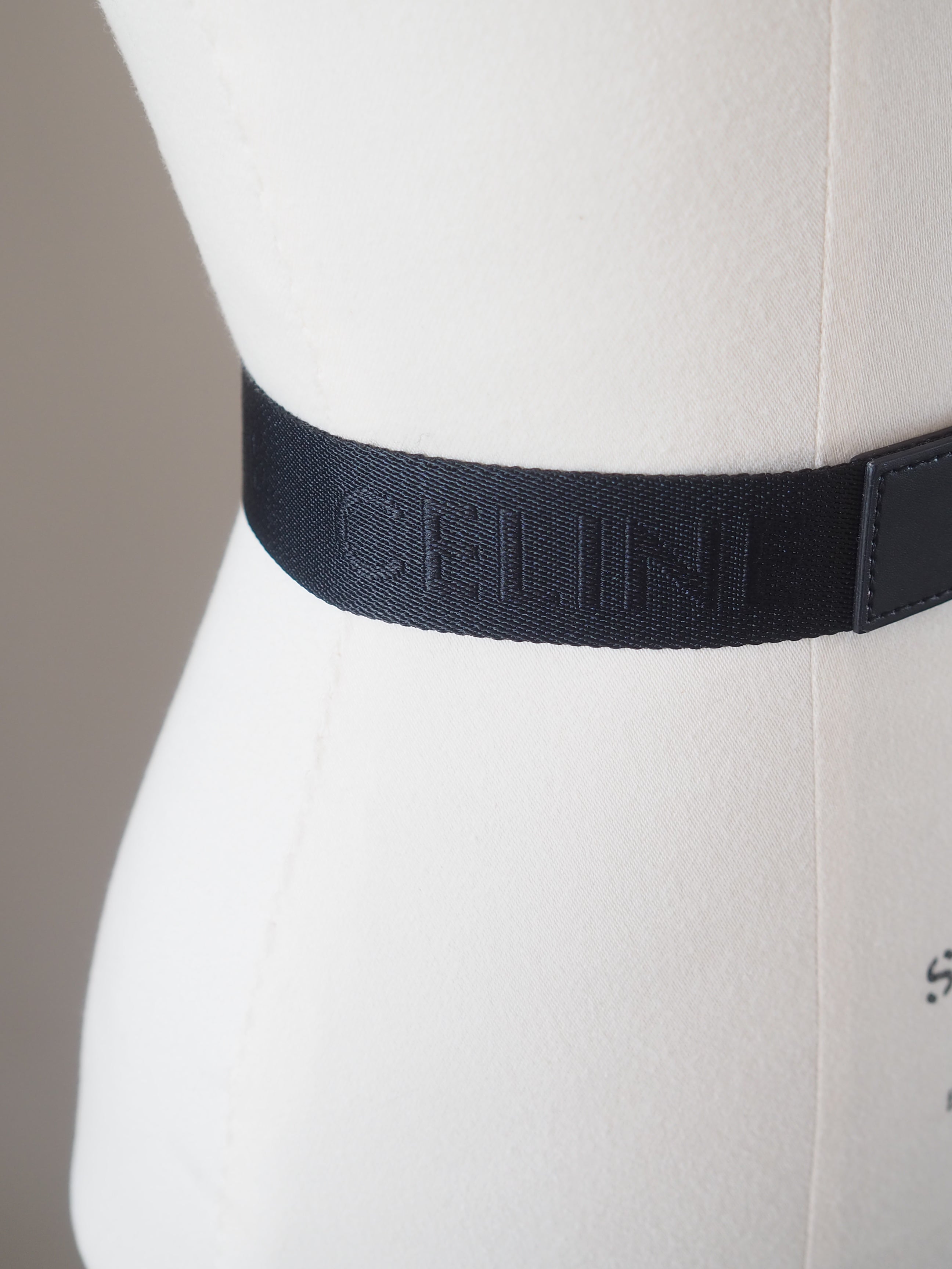 CELINE セリーヌ ロゴ ダブルリング ベルト メンズ ユニセックス