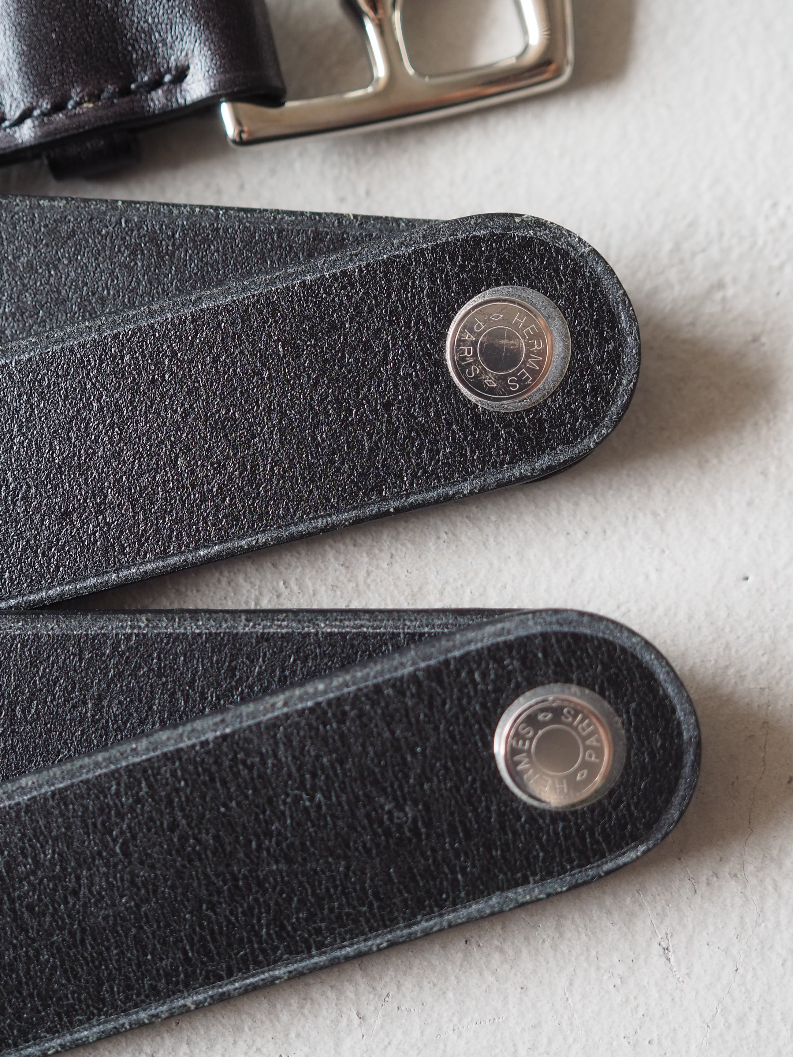 HERMES エルメス エトリヴィエール 折りたたみ ベルト 80 メンズ