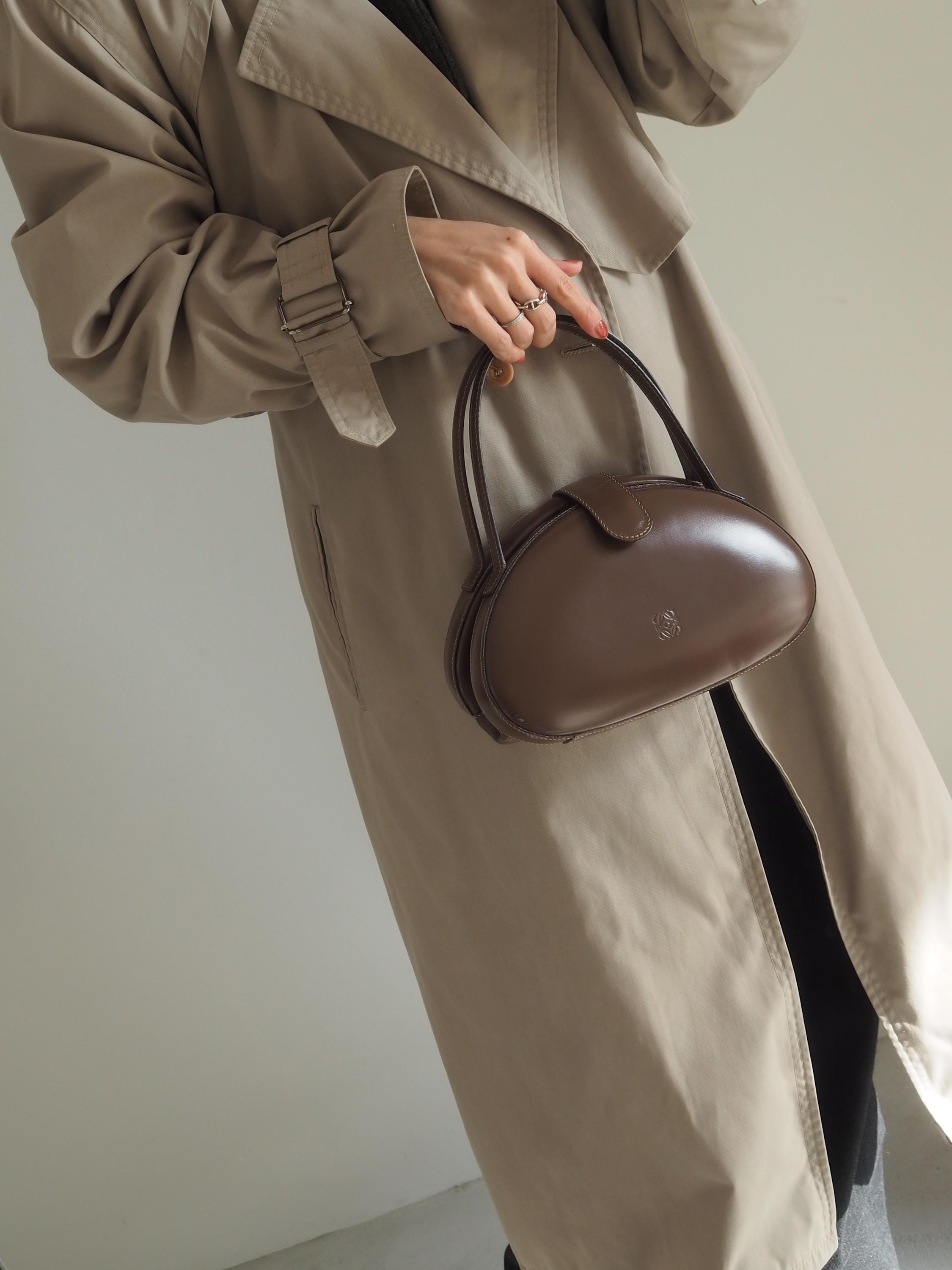 LOEWE ヴィンテージ ロエベ サークル アナグラム ハンド バッグ