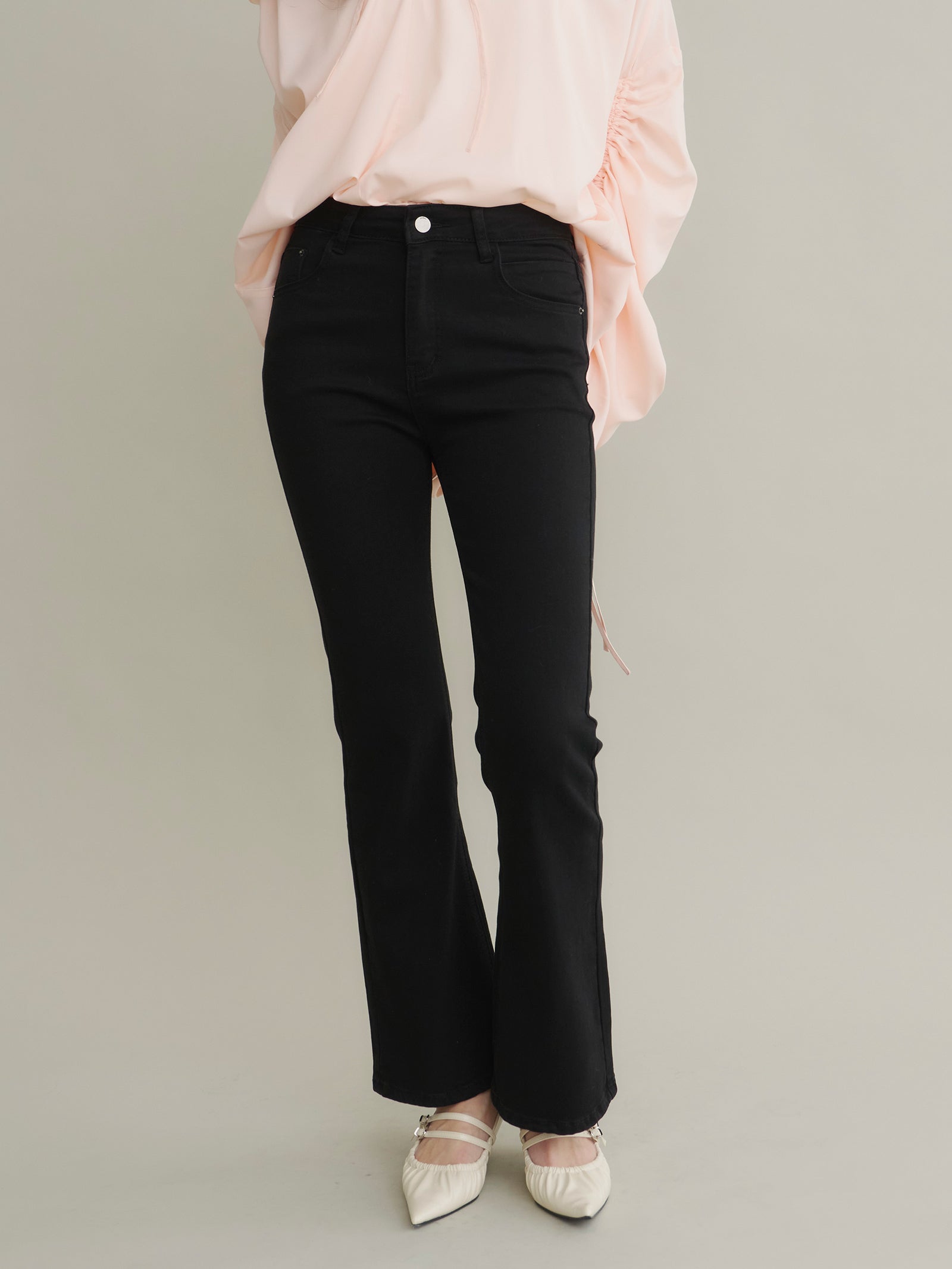 ストレートフレアデニム