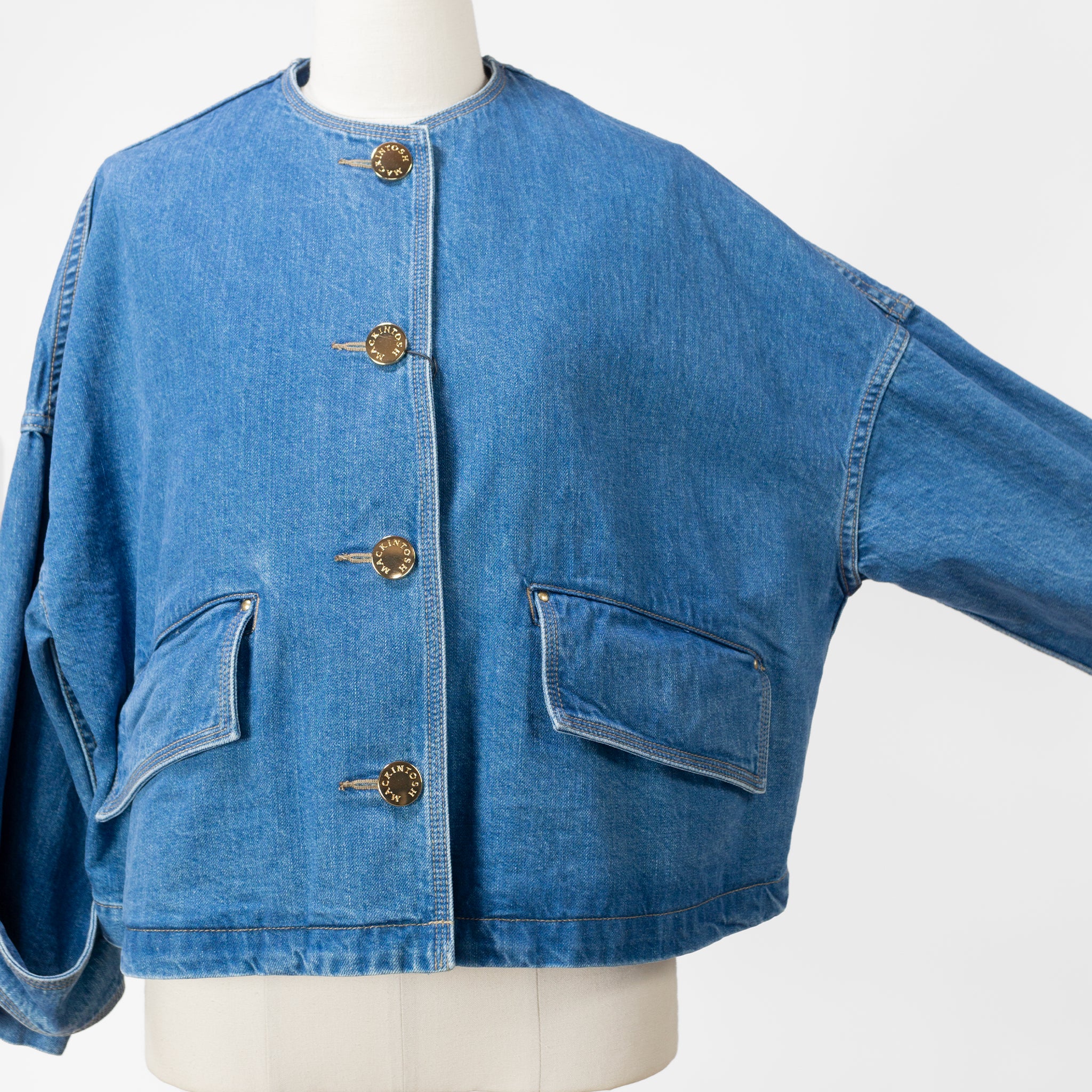 ONTADE公式｜MACKINTOSH マッキントッシュ ハンビー ノーカラーデニム