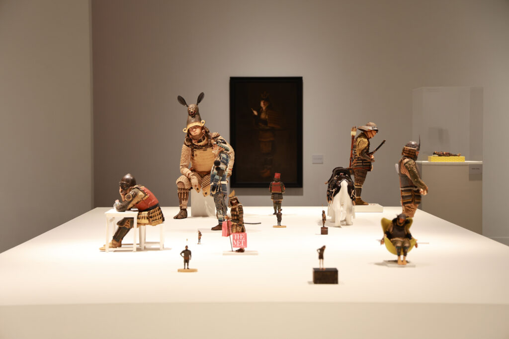 野口哲哉 鎧を着て見る夢 -ARMOURED DREAMER-」が箱根彫刻の森美術館で