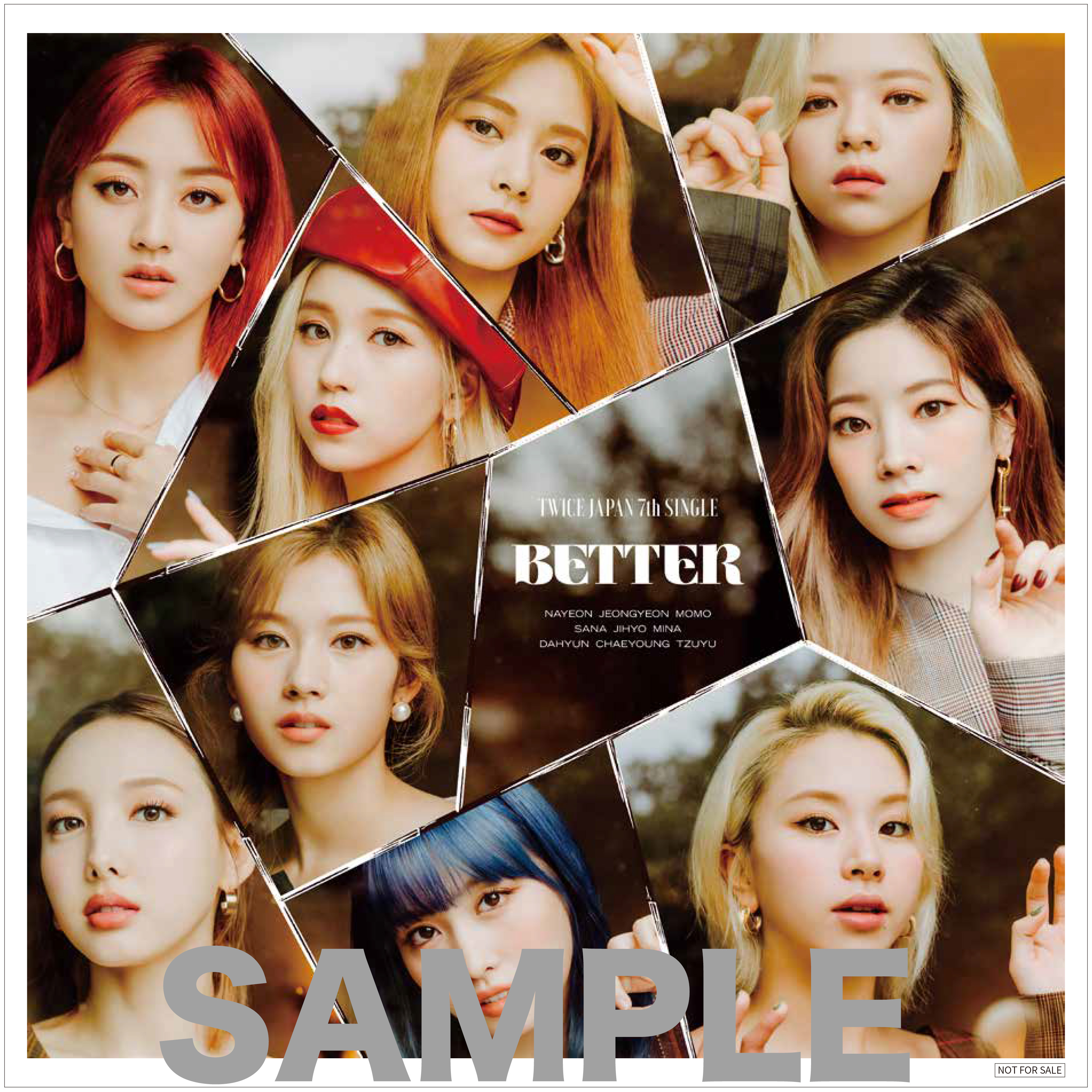 TWICE JAPAN 7th SINGLE『BETTER』 購入者対象チェーン特典絵柄公開