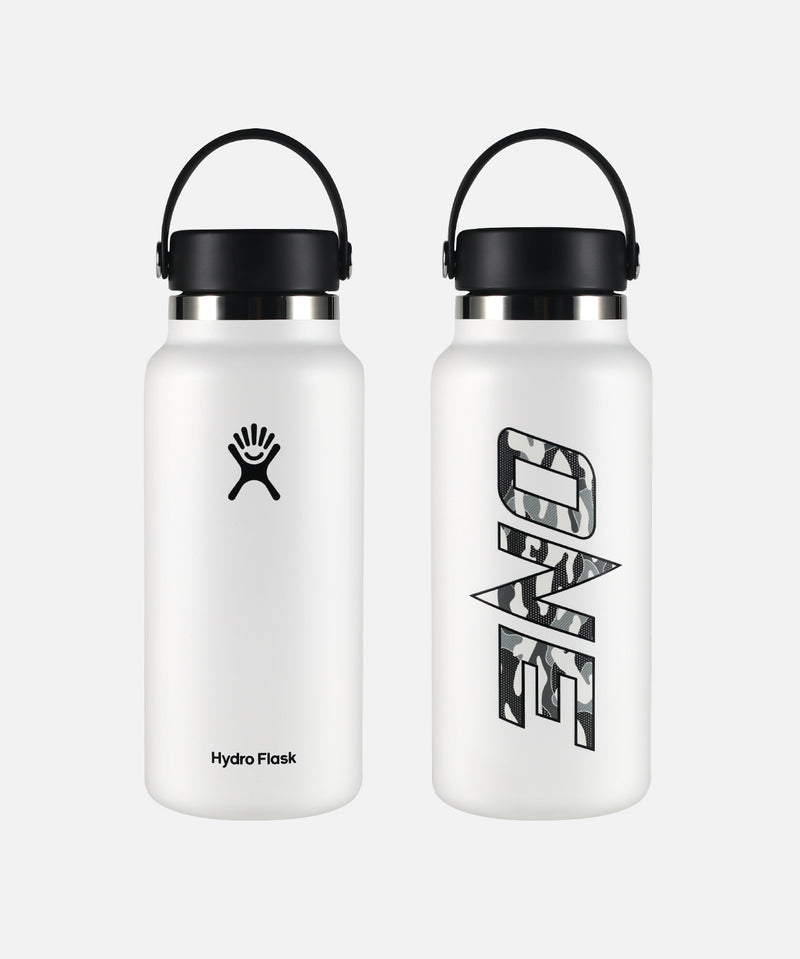 ONE x Hydro Flask 32oz Wide Mouth Flex Cap (White) – ONE.SHOP