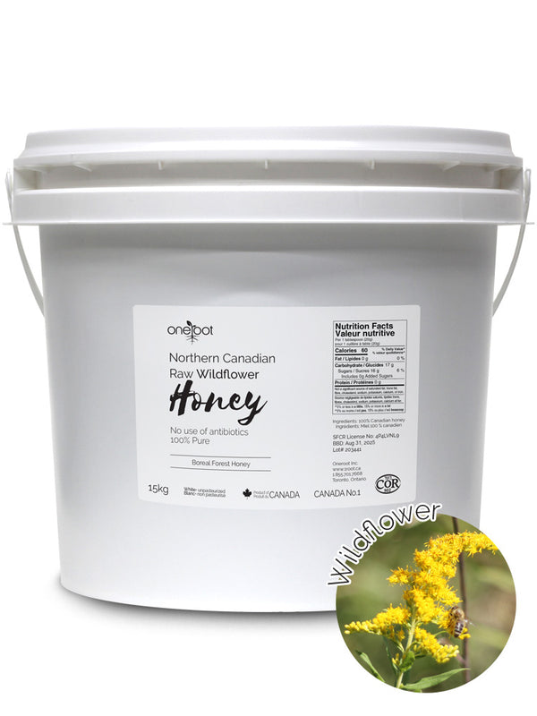 Natural Boreal Forest Wildflower Honey - 15kg | Oneroot Honey